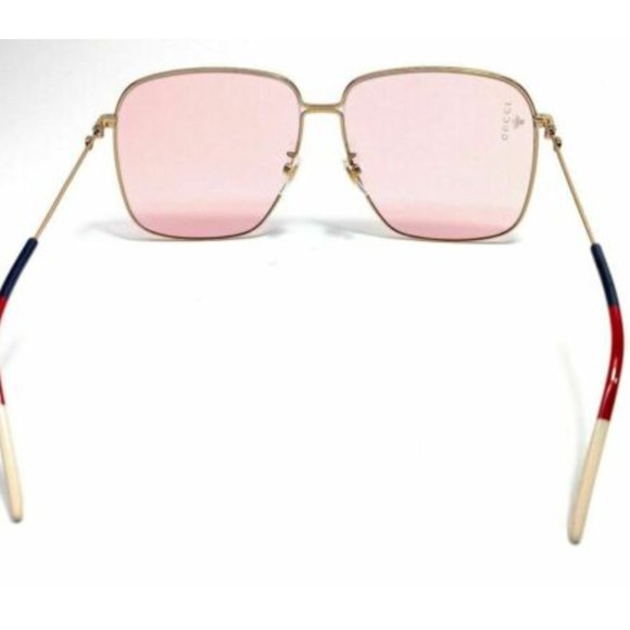 Gucci Women\'s Gold and Pink Sunglasses!
